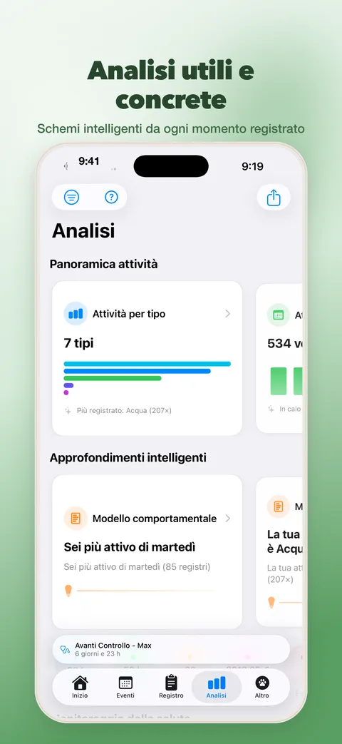 Approfondimenti su cui agire – analisi
